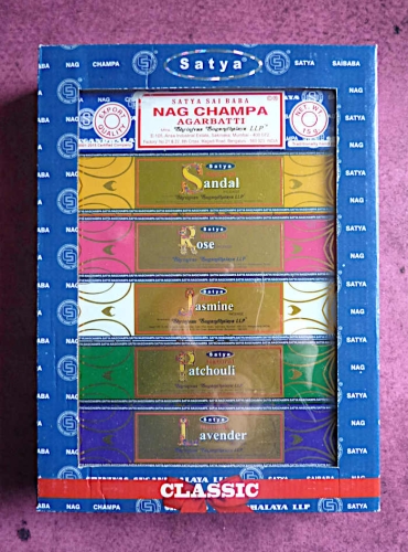 Satya Nag Champa Räucherstäbchen Geschenk Set